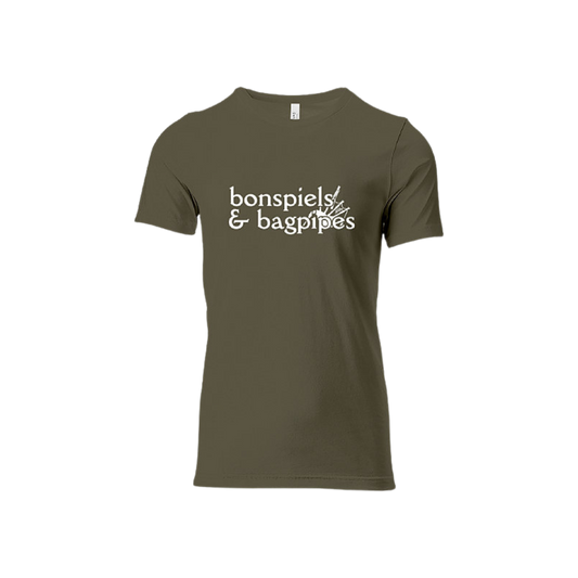 T-shirt Curling Bonspiels et Cornemuses