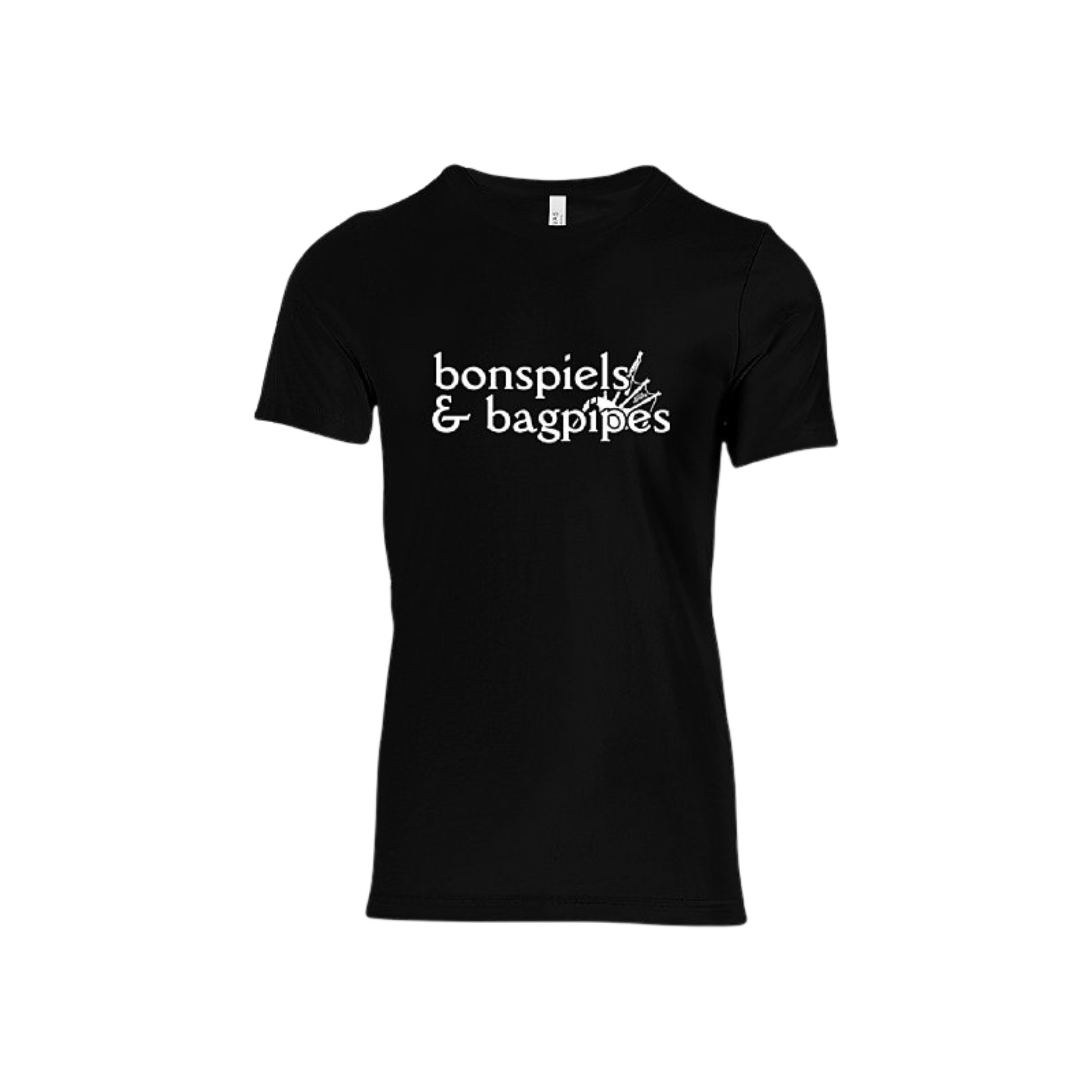 Bonspiels and Bagpipes Curling T-Shirt