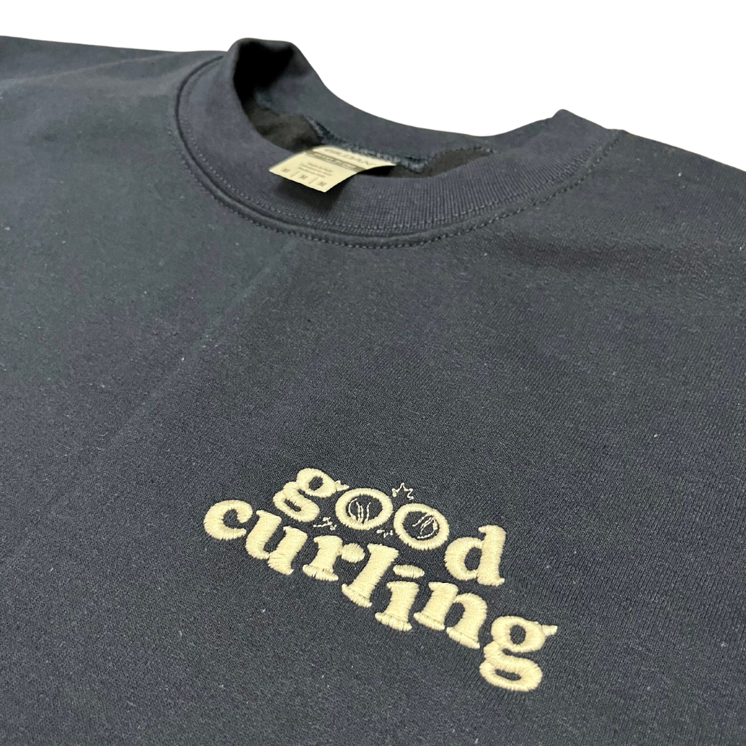 Sweat-shirt à col rond Good Curling